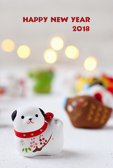 花のポストカードやさん年賀状無料素材